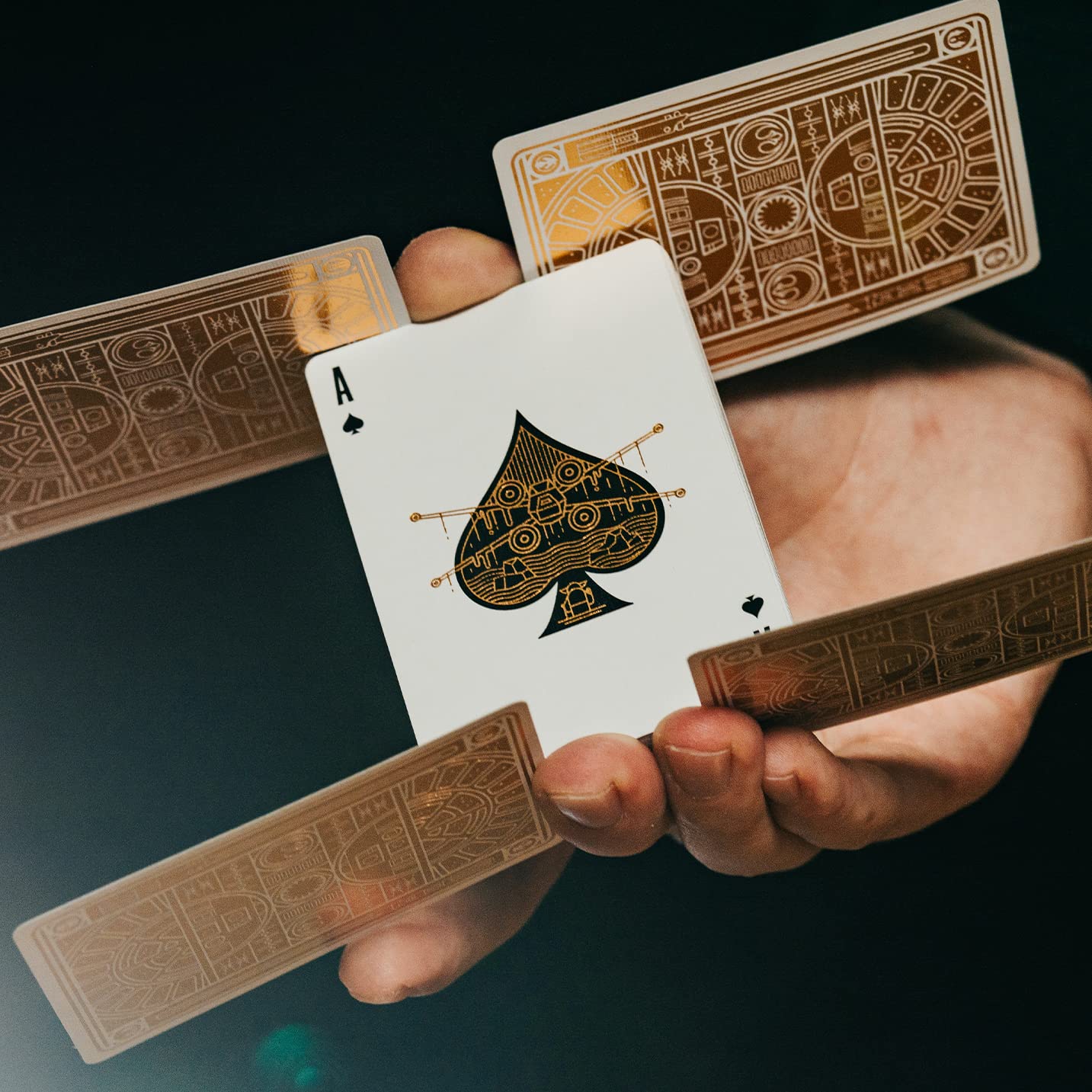 theory11 Star Wars Premium Playing Cards - Gold Foil Deck, Poker Size, Cardstock Material