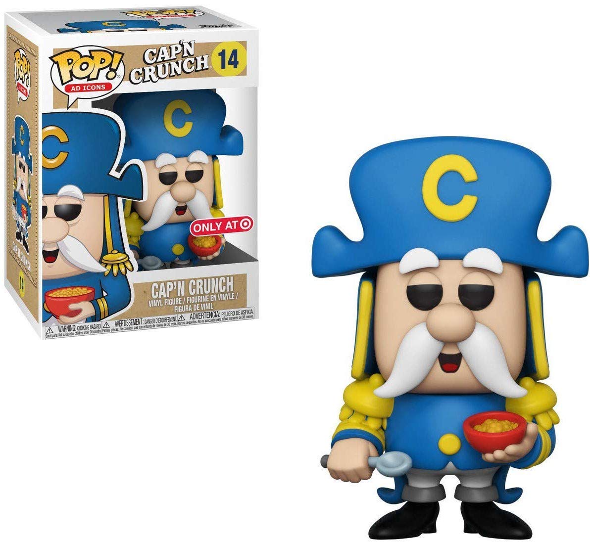 Funko Pop Ad Icons Cap'N Crunch (Target Exclusive) Vinyl Collectible Figure #14