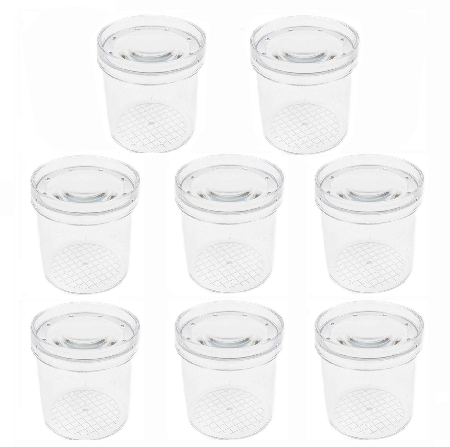 Simpless 8 Pieces Bug Viewer Critter Insect Cage Magnifying Insect Box Bug Magnifier Container Bug Catcher Cage, Science Nature