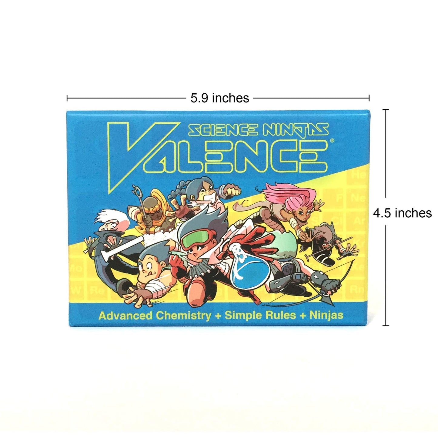 Science Ninjas Valence Card Game For Kids – Fun Science Games To Teach Molecules, Chemicals, And Reactions – Simple Rules For Learning Chemistry Through Play – Chemistry Games - Educational Game
