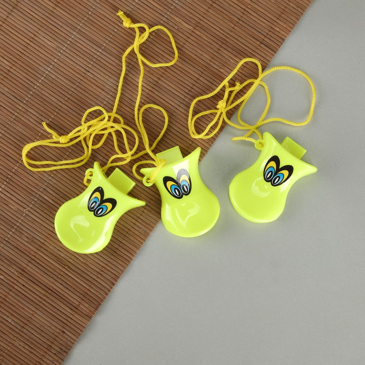 Binaryabc Ducks Call Whistles Lanyard,Plastic Ducks Whistles Noisemakers,Funny Party Blowouts Instrument,Funny Party Favors Supp