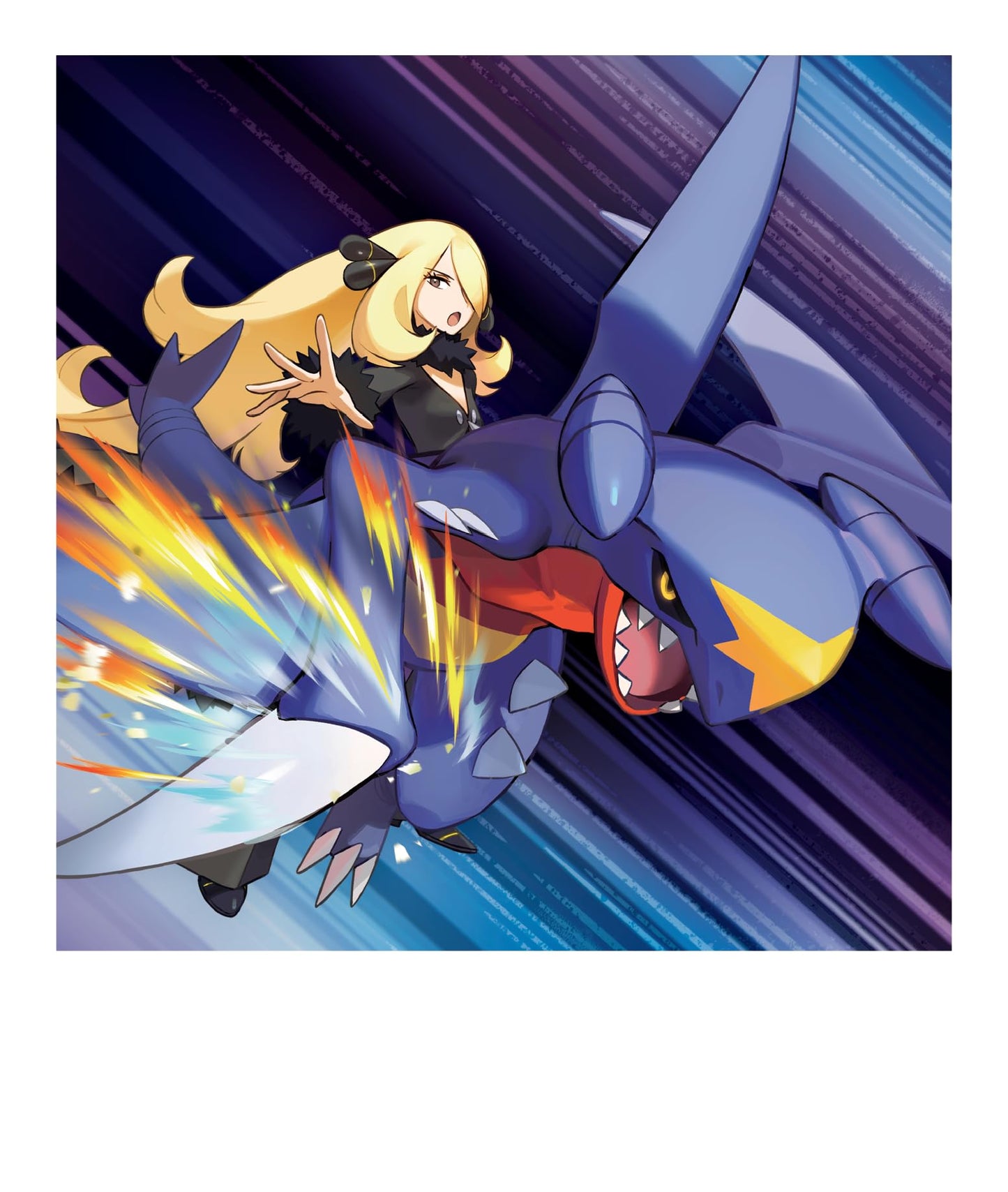 Pokemon TCG: Cynthias Garchomp ex enhanced Collection - 6 Packs Stickers Promos