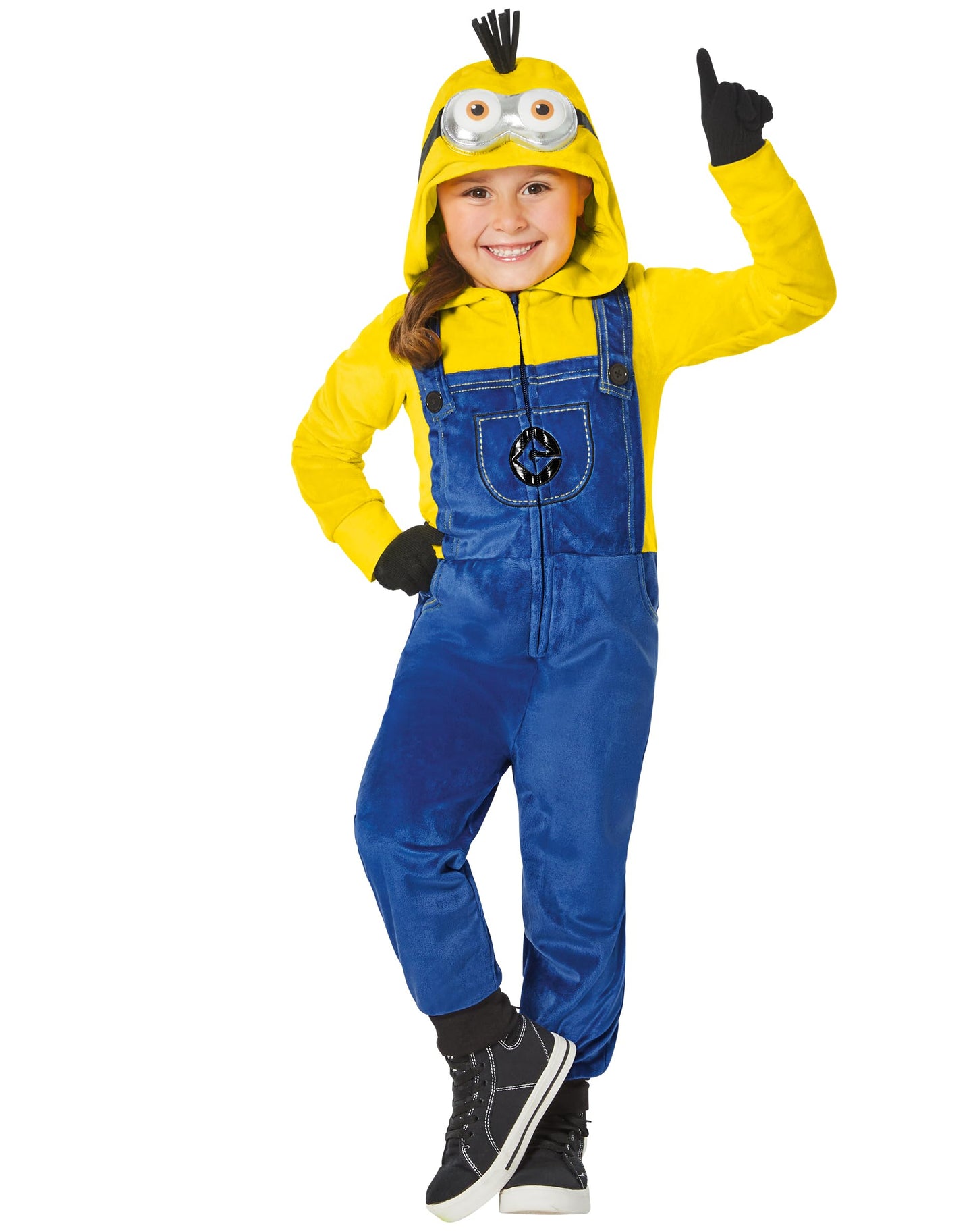 Spirit Halloween Minions Toddler Kevin Jumpsuit Costume | Officially Licensed | Minions Outfit