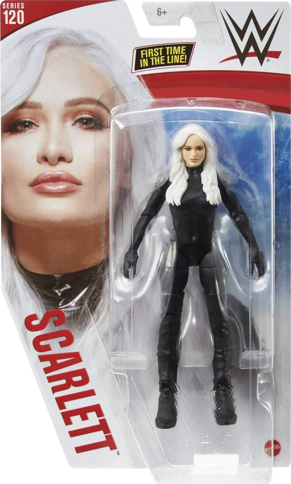 Wwe Scarlett Action Figure, Posable 6-In Collectible For Ages 6 Years Old And Up