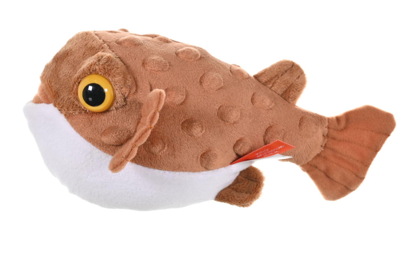 Wild Republic Pufferfish, Cuddlekins Mini, Stuffed Animal, 8 Inches, Gift For Kids, Plush Toy, Fill Is Spun Recycled Water Bottl