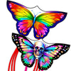 2 Pack Kids Kites - Small Butterfly & Skull Designs, Easy To Fly Kites For Ages 8-12, Beach & Park Outdoor Activities, Perfect E