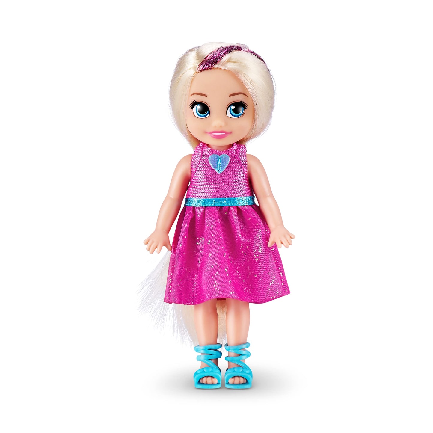Sparkle Girlz Princess Doll And Pet Set (Blue Dress & Dog Set) By Zuru 2 Pets, Hair Styling For Kids, Dog, Unicorn, Nurture Toys