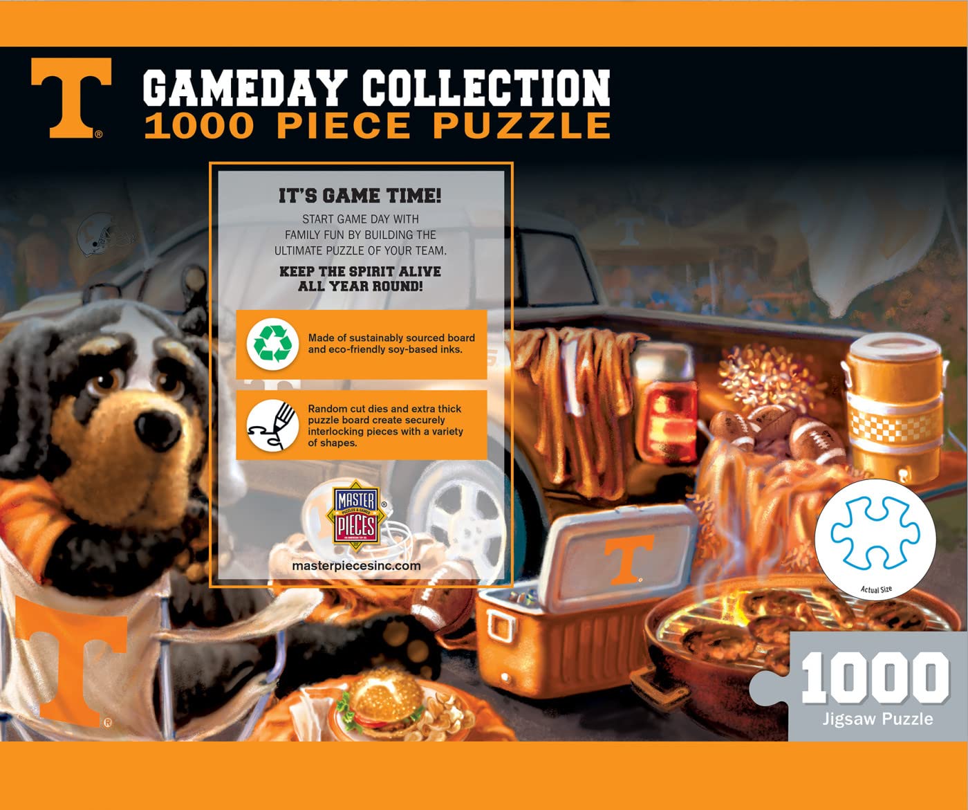 Masterpieces 1000 Piece Jigsaw Puzzle For Adults - Ncaa Tennessee Volunteers Gameday - 19.25''X26.75''
