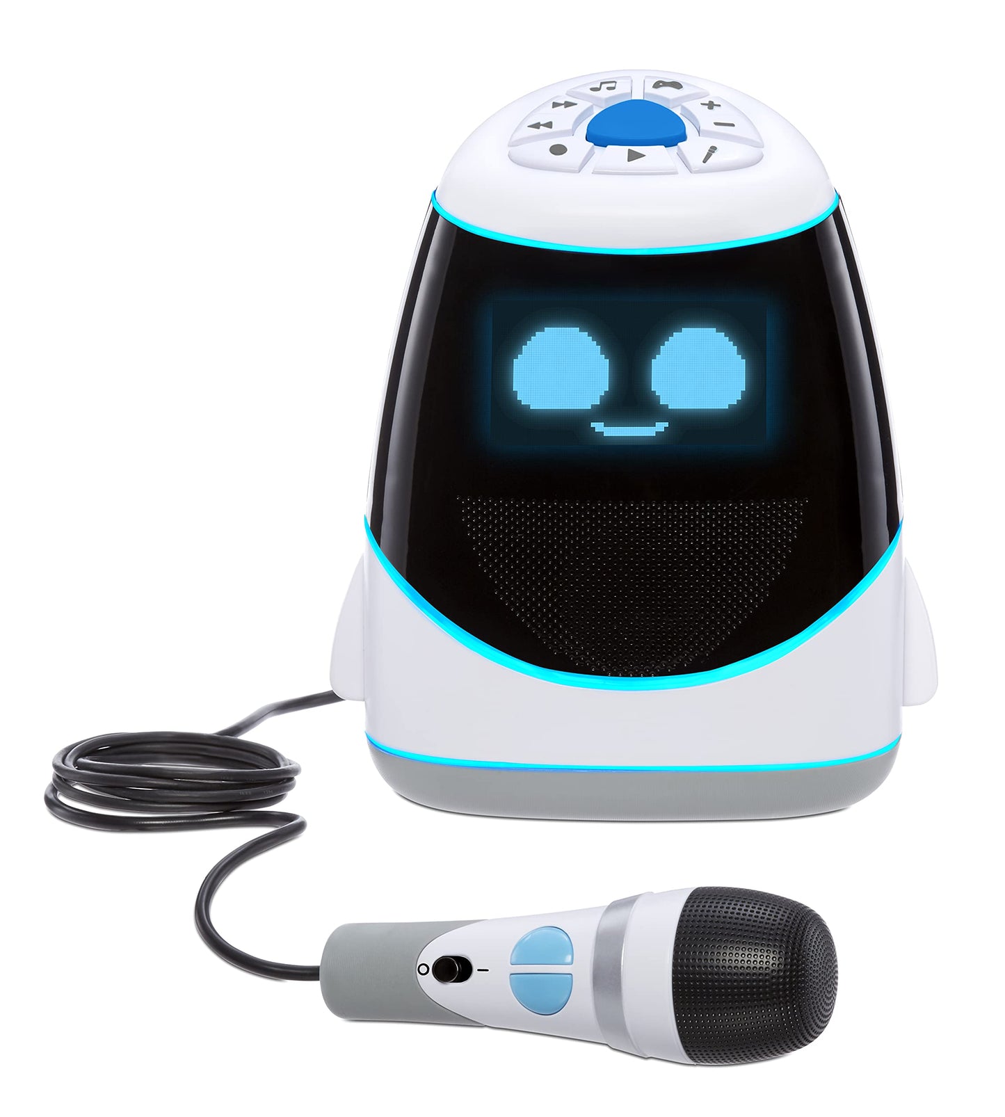 Little Tikes Tobi 2 Interactive Karaoke Machine w Wireless Bluetooth Connection, Microphone, SingAlong and Free Play Modes, Voc