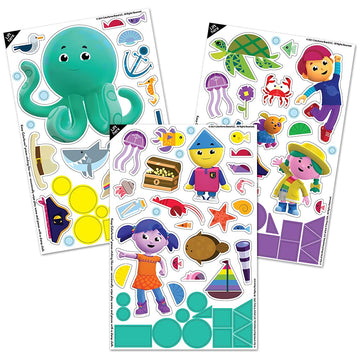 Colorforms Travel Set, Stickers for Kids - Charlie's Colorforms, Arts and Crafts, Reusable Sticker Book, Kids Stickers, Toddler