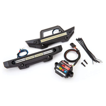Traxxas 8990 Complete Waterproof LED Light Bar Kit with App Controlled Functions and Amplifier for 1/10 Scale Maxx RC Monster Tr