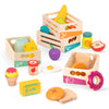 B. toys- Little Foodie Groups- Pretend Play Wooden Play Food - Food Group Crates - 24 Play Kitchen Accessories - Educational Toy