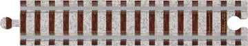 Wooden Train Track - 8'' straight - Made in USA - 2 pack