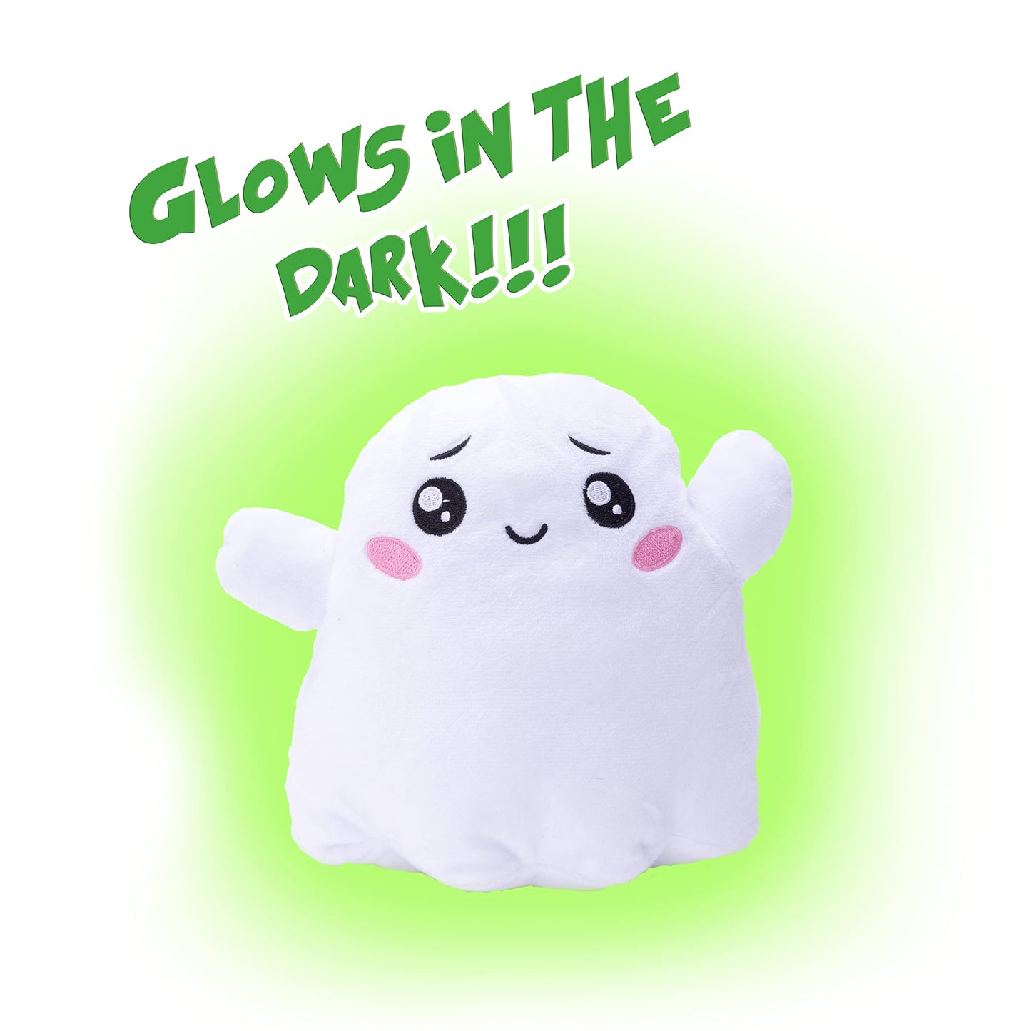 Lankybox Giant Mystery Box: Wearable Boxy Case, 2 Figures, One 6” Glow-In-The-Dark Plush, A Squishy , Pop-It Fidget Toy, Canny With Pop-Out Sticky, And 3 Stickers