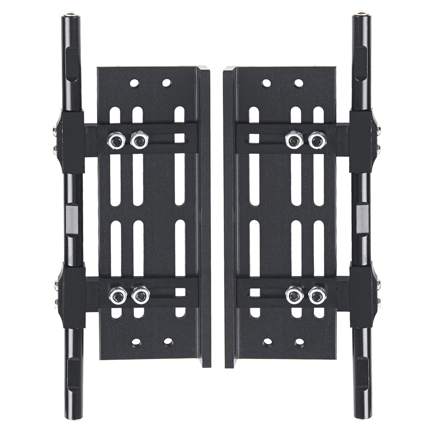 Vgoohobby Metal Side Pedal Step Foot-Plate Pedal Adjustable Running Board Compatible With Traxxas Trx4 Defender Scx10 Iii Ax1030