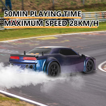 iBliver RC Drift Car, 1:14 Remote Control Car 4WD Drift RC Cars Vehicle 28km/h High Speed Racing RC Drifting Car Gifts Toy for B