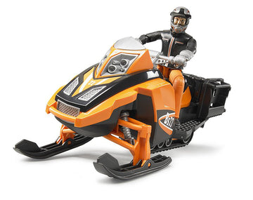 Bruder Snowmobile With Driver & Accessories