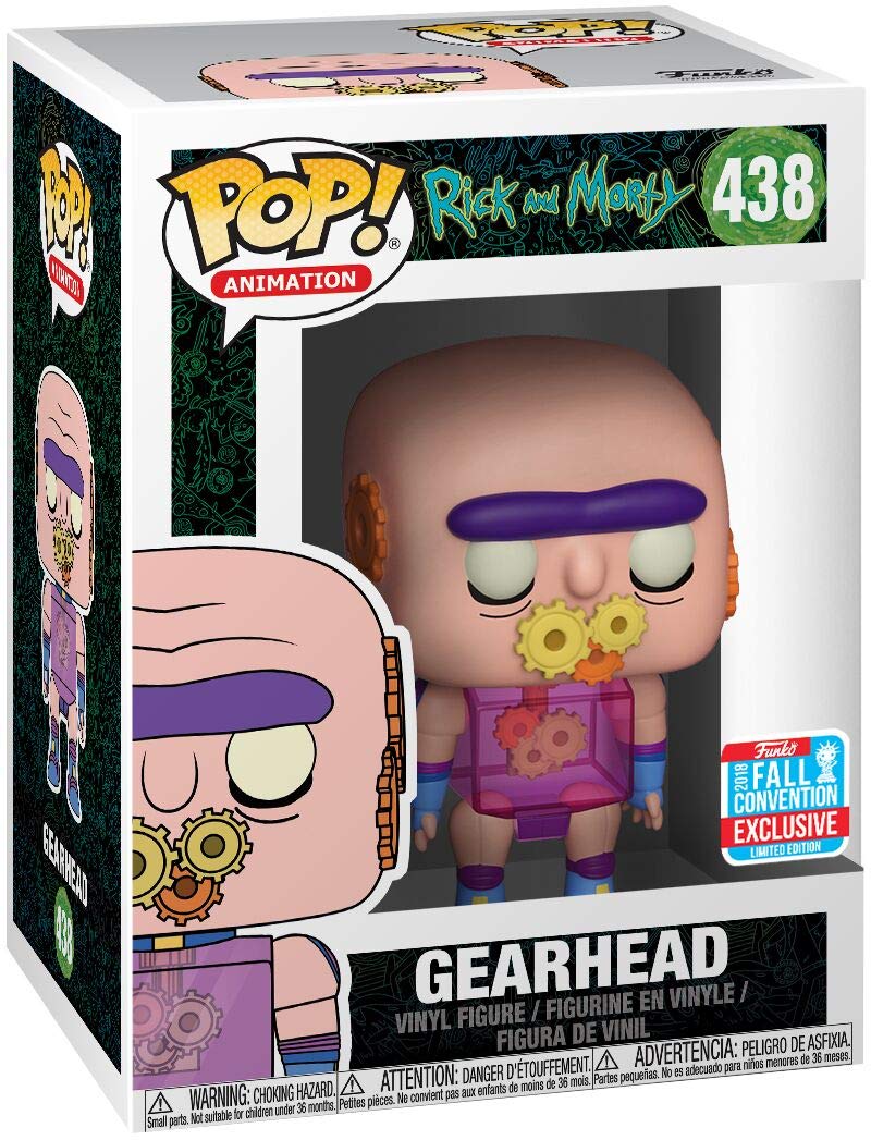 Funko Pop Gearhead Rick And Morty Animation Figure #438