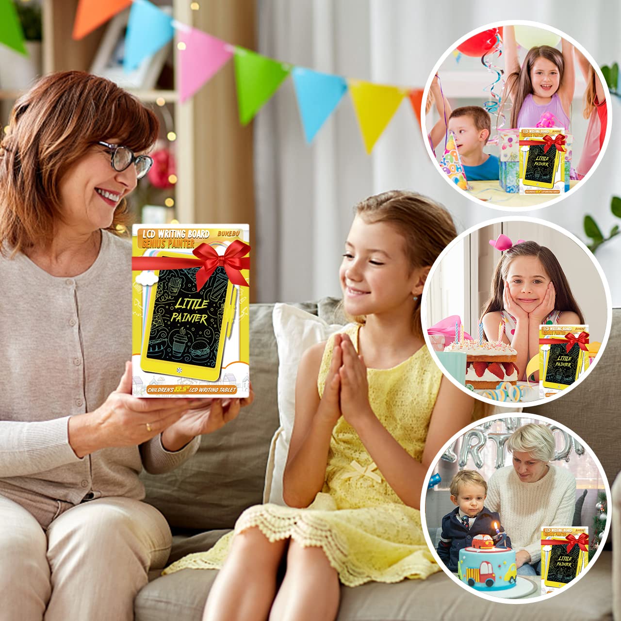 Lcd Writing Tablet Doodle Board,10.5 Inch Colorful Drawing Pad,Electronic Drawing Tablet, Drawing Pads,Travel Gifts For Kids Age