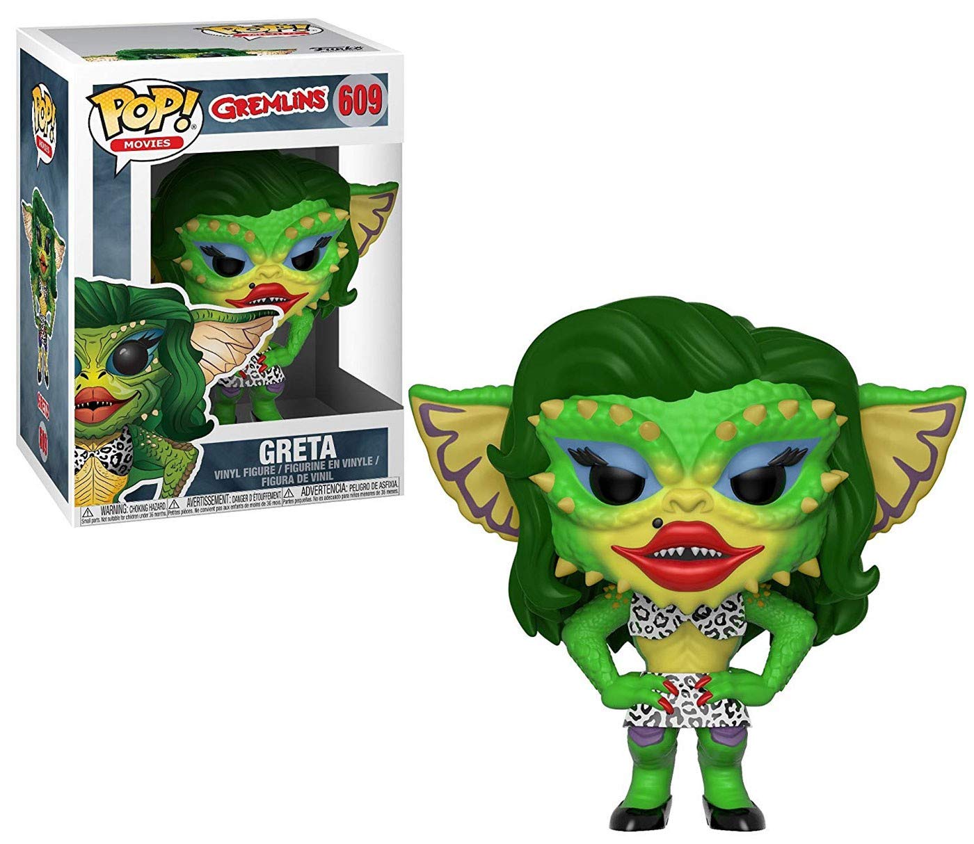 Funko Pop Horror Drag Gremlin Collectible Figure, Multicolor, Vinyl, Model 32348