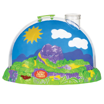 Insect Lore Live Ladybug Growing Kit - Includes 10-15 Live Pink Spotted Larvae - Perfect Ladybug Land Habitat for Kids