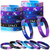 Outer Space Party Silicone Bracelets, Alien Astronaut Toys Rubber Wristbands, Alien Astronaut Toys Galaxy Star Space Party Favor