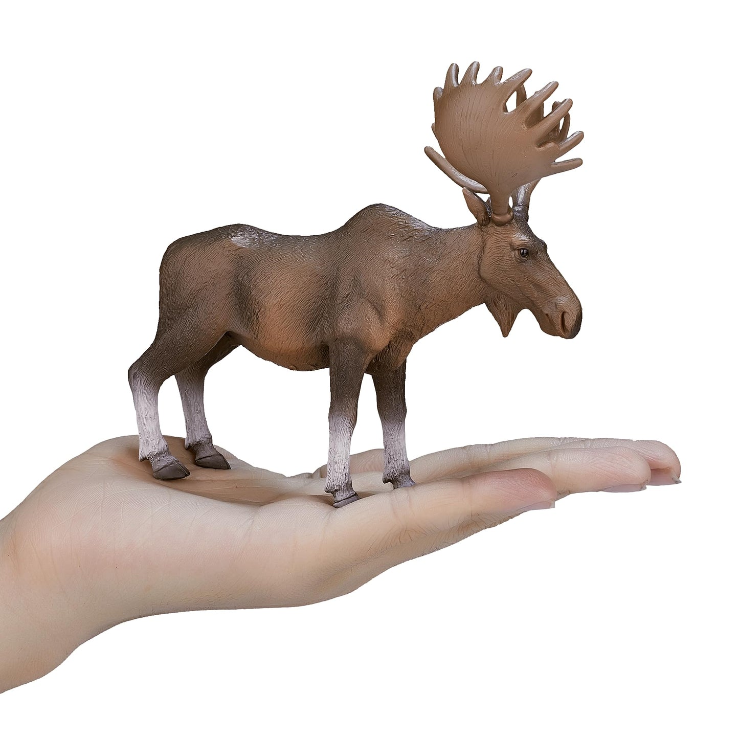 Mojo Moose (European Elk) Realistic International Wildlife Hand Painted Toy Figurine