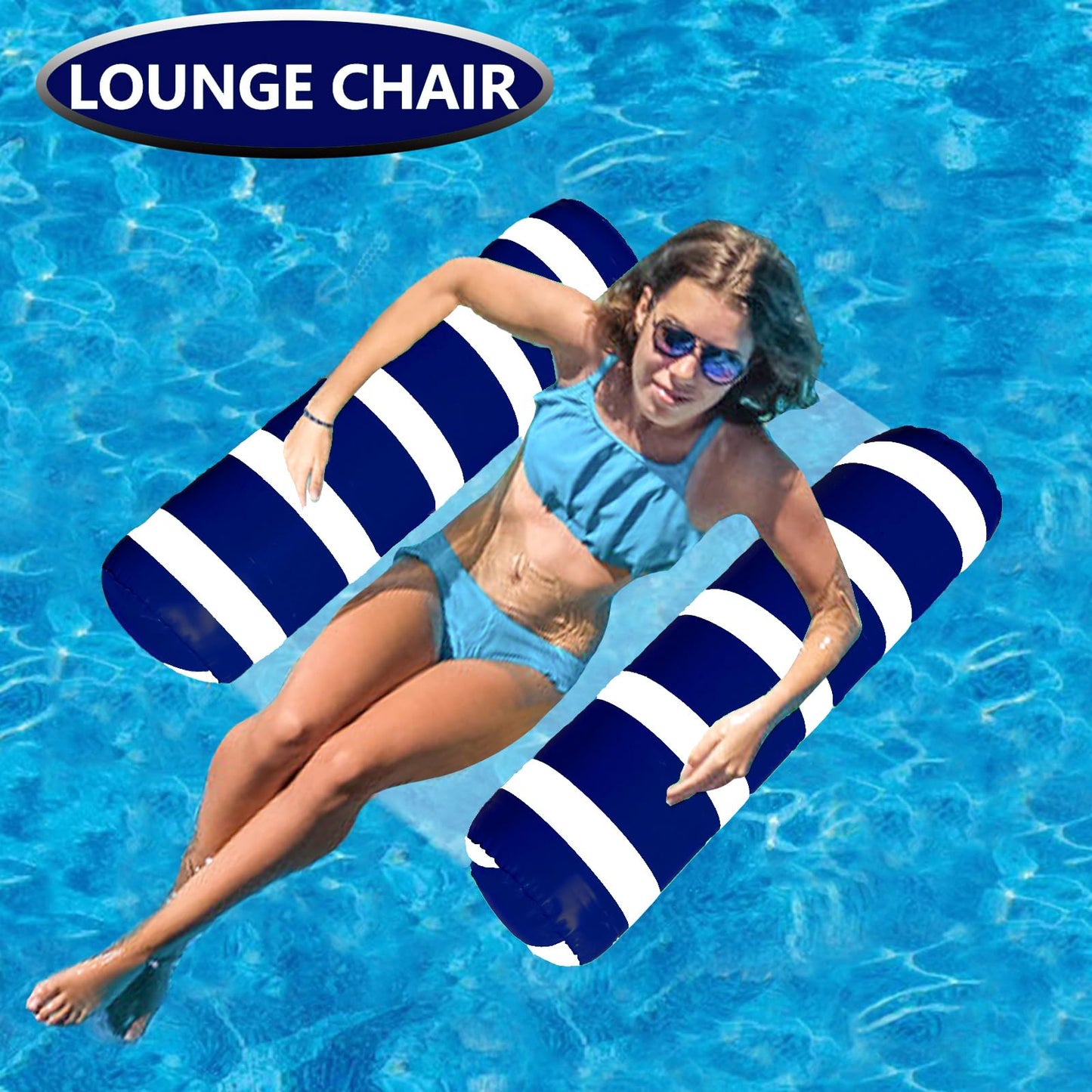 3 Pack Inflatable Pool Floats Adult Size Water Hammock,Floats For Swimming Pool,4-In-1 Multi-Purpose Pool Floating Toys,Pool Raf