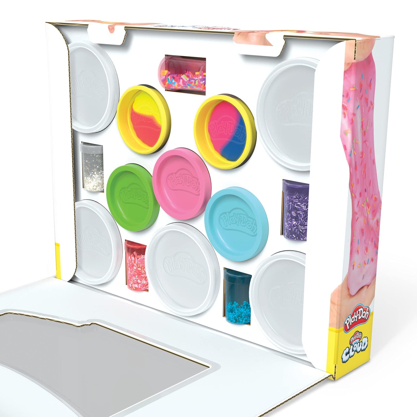 Play-Doh Mixing Studio Diy Kit For Kids 4 Years And Up, Mix Your Own Colors With Super Cloud And Scented Classic Modeling Compound, 10 Cans, 5 Mix-Ins, Non-Toxic