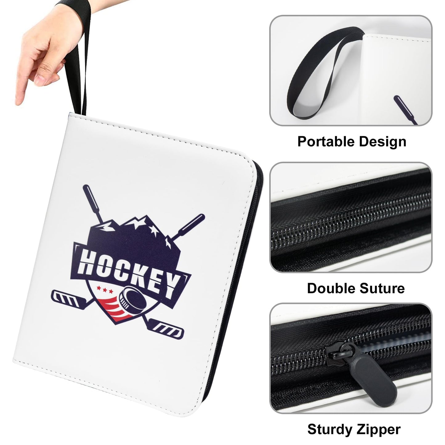 480 Pockets Ufc Card Binder For Ufc Cards,Portable Waterproof Storage Bag With Removable Sleeves For Sports Cards Collectors