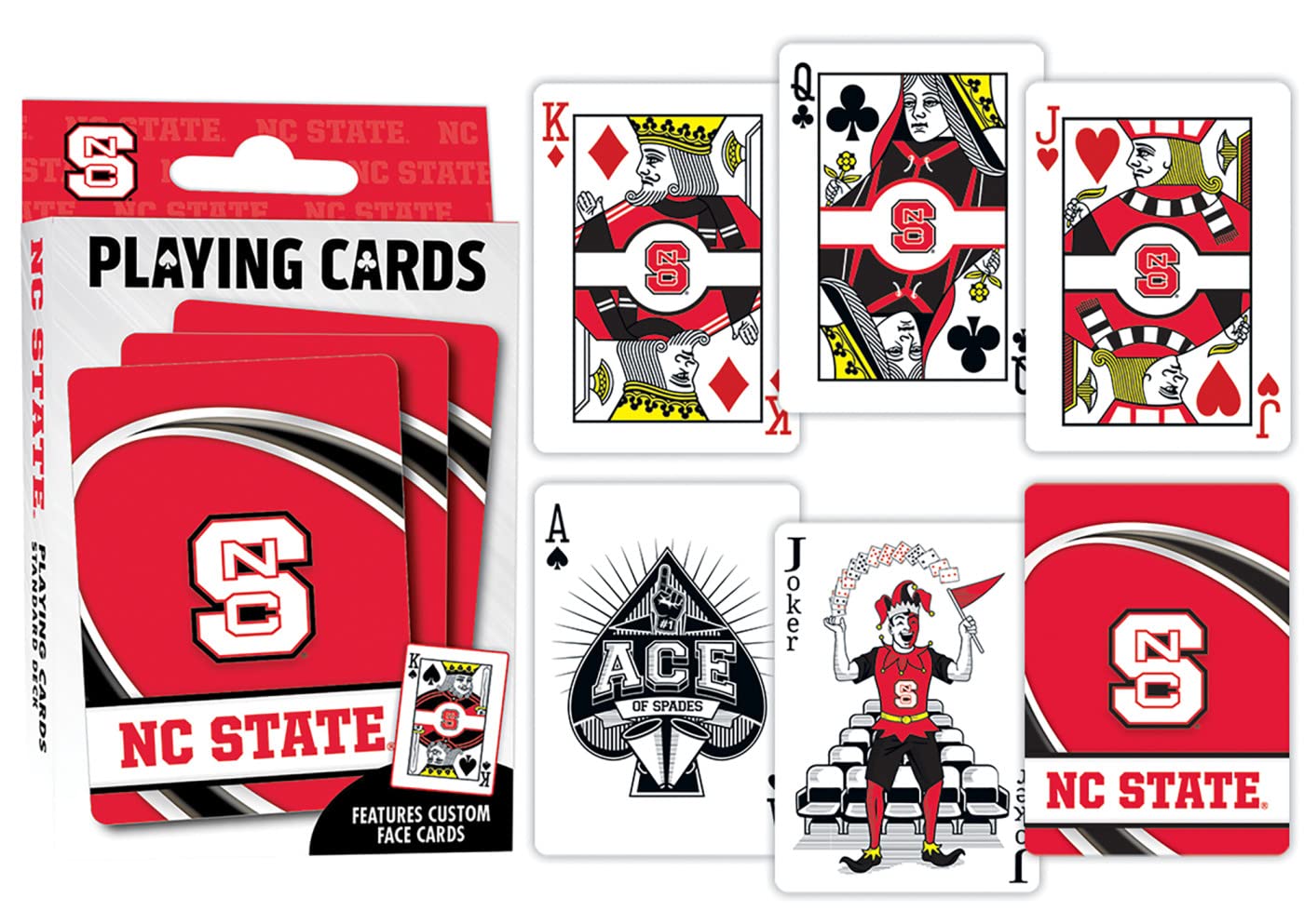 North Carolina State Wolfpack Playing Cards Logo