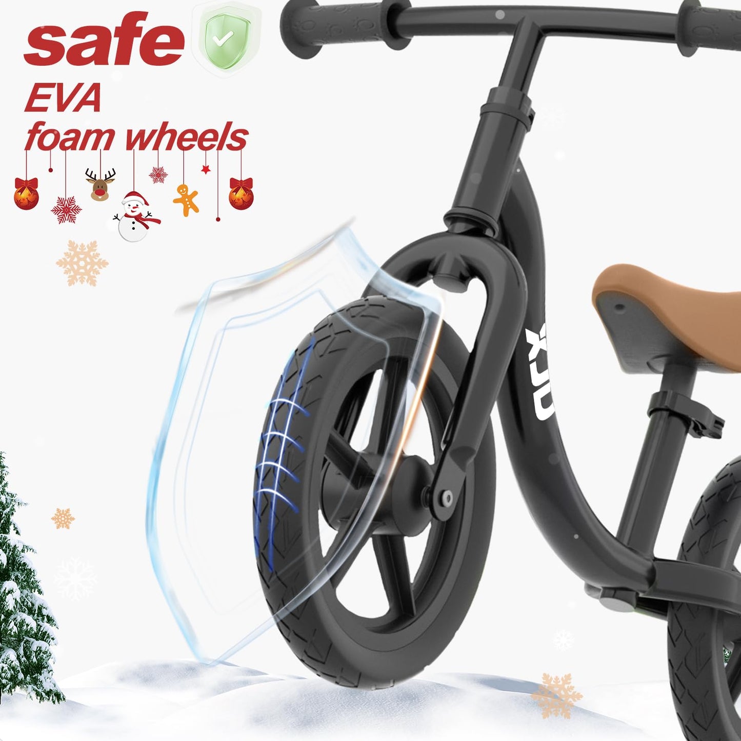 Xjd Toddler Balance Bike 2 Year Old, 12 Inch No Pedal Bicycle For Girls Boys Ages 18 Months To 5 Years Old Toddler Training Push