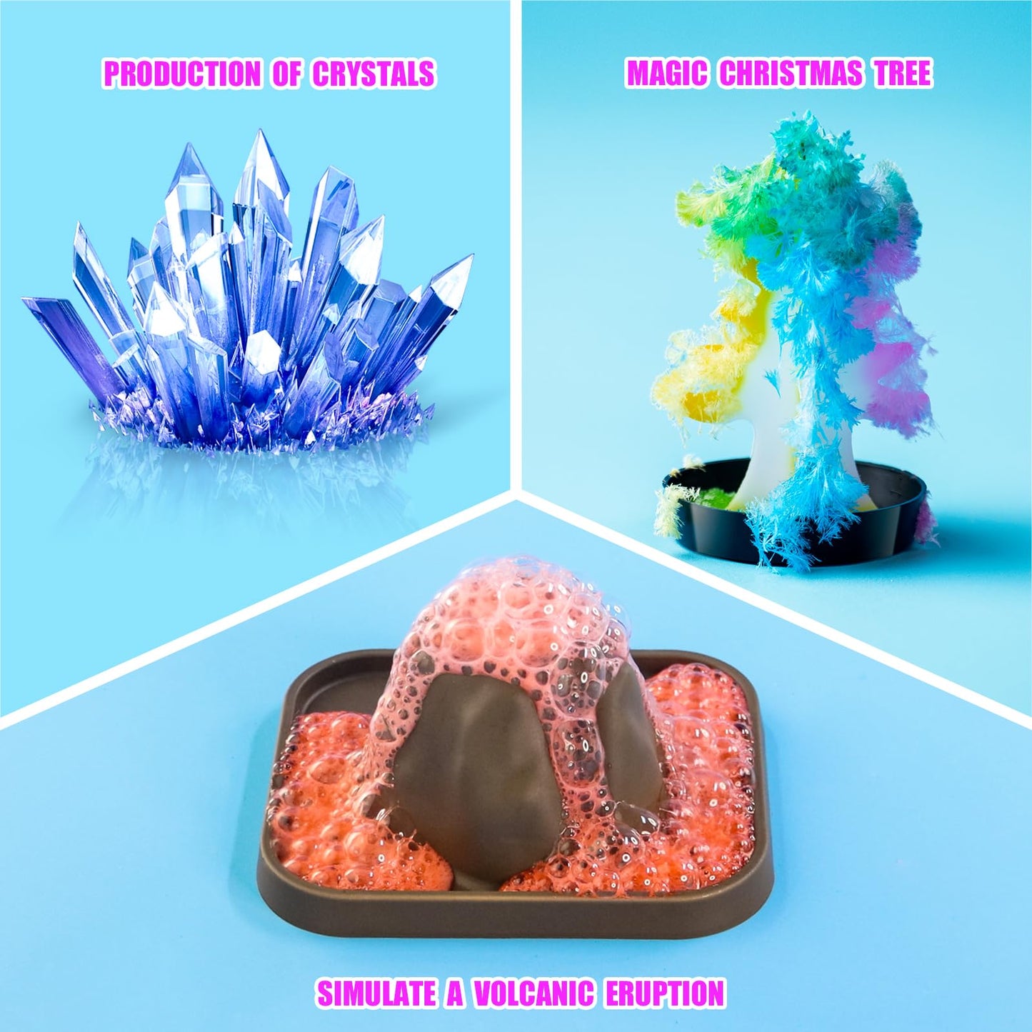 70+ Lab Experiments Science Kits For Kids - Stem Projects Educational Scientific Toys For Kids 4 5 6 7 8 9 10 12 Years Old, Christmas Birthday Gifts For Boys And Girls, Chemistry Set