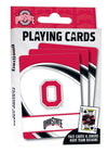 Masterpieces Family Games - Ncaa Ohio State Buckeyes Playing Cards - Officially Licensed Playing Card Deck For Adults, Kids, And