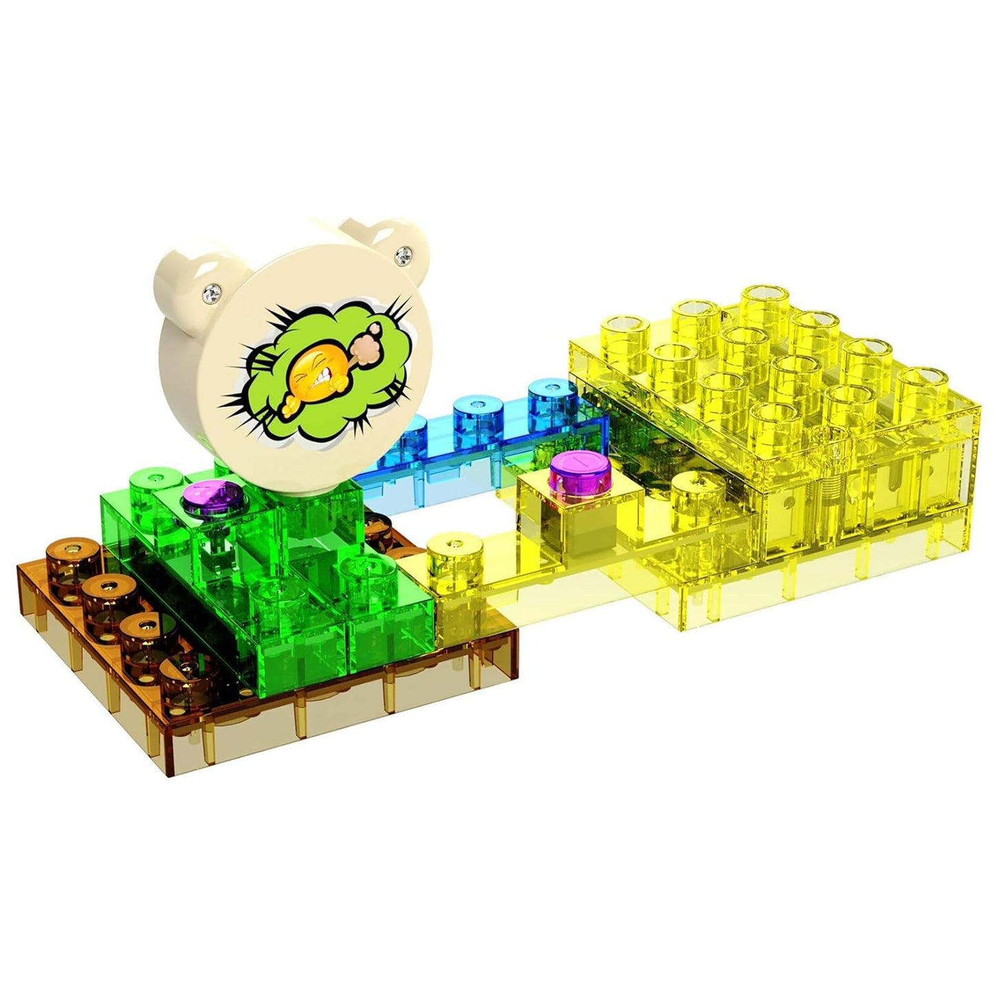 E-Blox Building Blocks Stem Circuit Kit, Build Your Own Burp & Fart Machine, Add Funny Sounds To Brick & Structure Science Proje