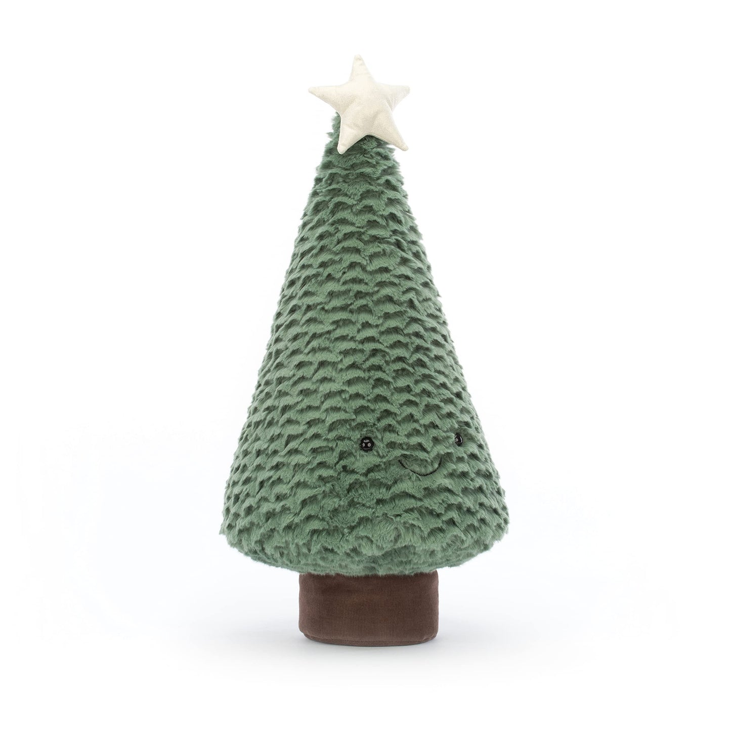 Jellycat Amuseables Blue Spruce Christmas Tree Stuffed Toy, Large 16.5 Inches - Holiday Plush D Cor