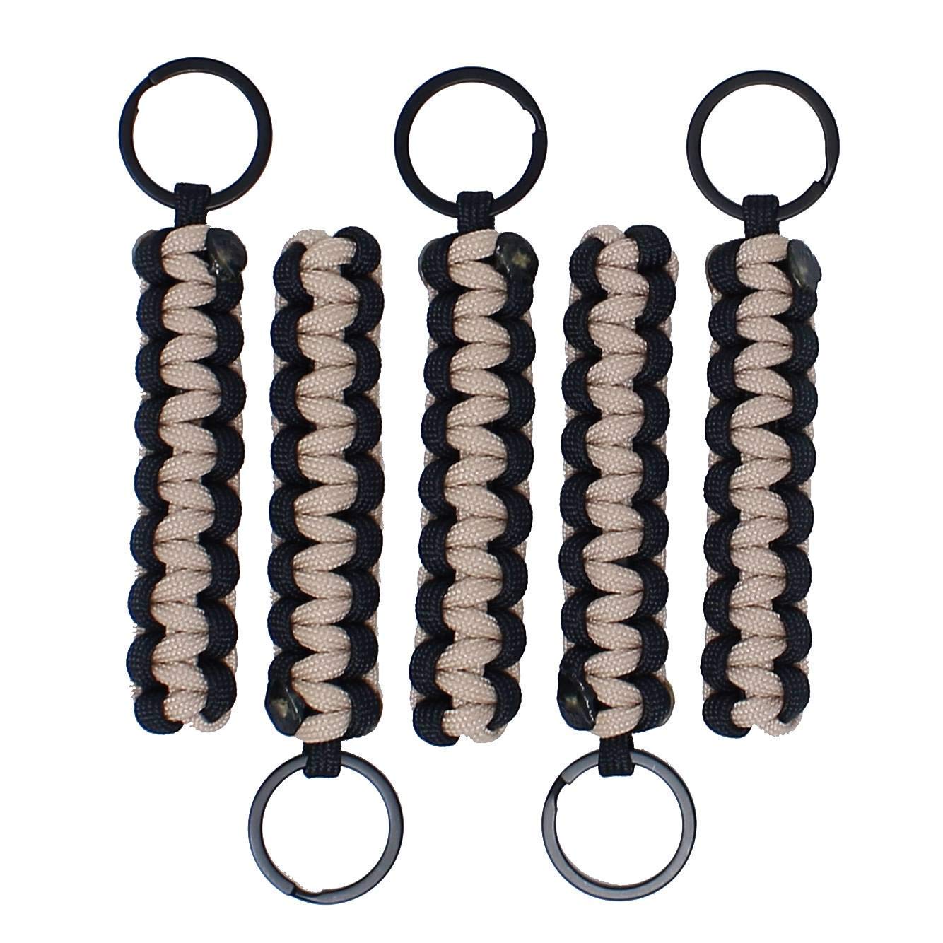 Bubbasgaragetv - Large Heavy Duty Paracord Zipper Pulls (Tan)