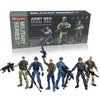 MQSTARSRISE Toy Soldiers Action Figures 6 Pcs Army Men Action Figure Play Set for Kids US Army Men and SWAT Team Toy with Military Accessories for Kids Toddler Boy