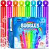 Waybla 24 Pack Bubble Party Favors For Kids, Goodie Gift Bag Stuffer Fillers For Kids, 8 Colors Mini Bubble Wands Birthday Summe