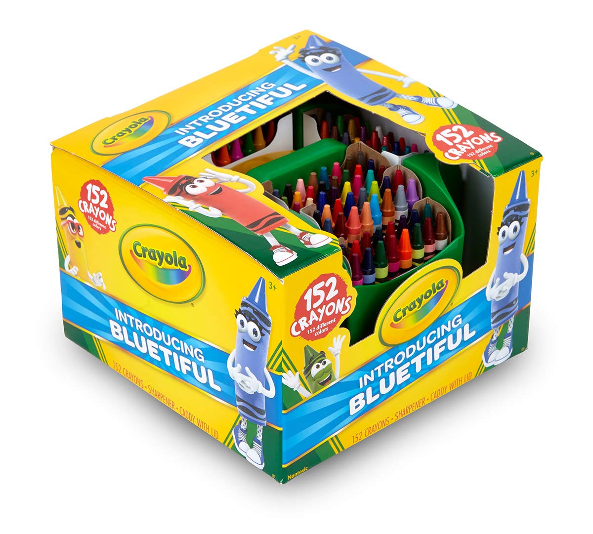 Crayola Ultimate Crayon Case, 152 Count Coloring Tools, Assorted Colors, Model 52-0030, Perfect Gift for Kids
