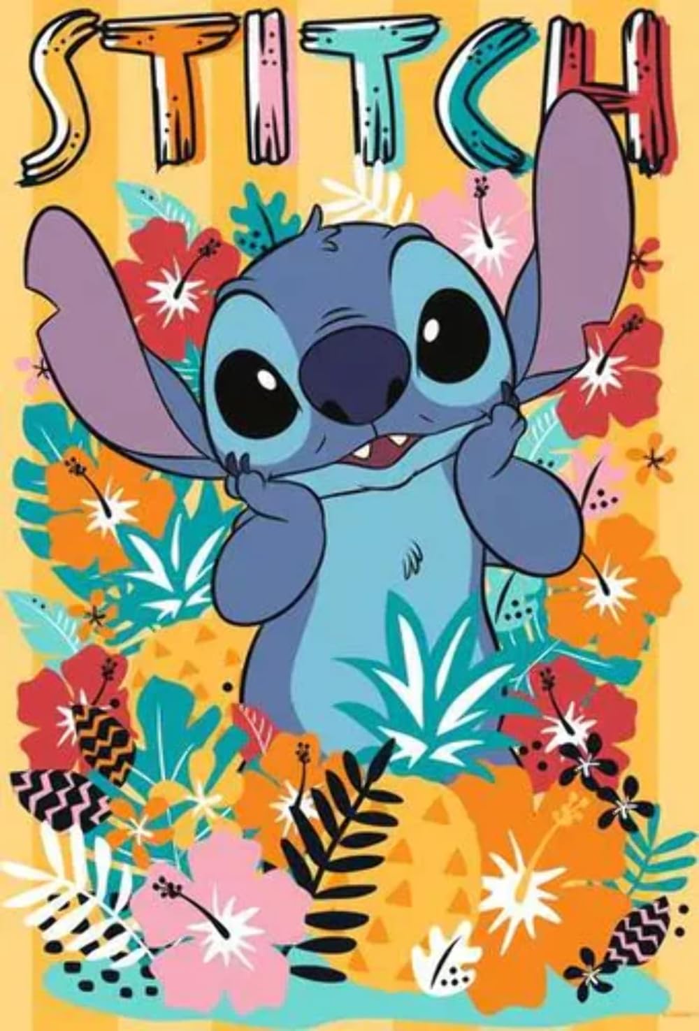 Ravensburger Stitch 300 Piece Jigsaw Puzzle For Kids - Every Piece Is Unique, Pieces Fit Together Perfectly
