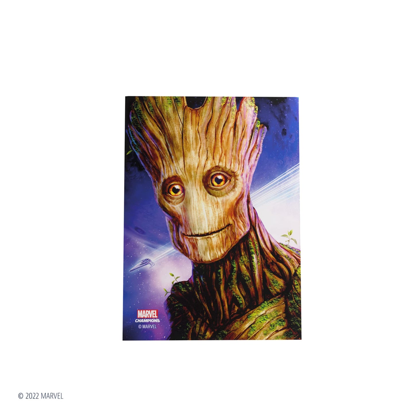 Gamegenic Marvel Champions The Card Game Official Groot Fine Art Sleeves Pack Of 50 Art Sleeves And 1 Clear Sleeve Card Game Holder Use With Tcg And Lcg Games Made By Fantasy Flight Games