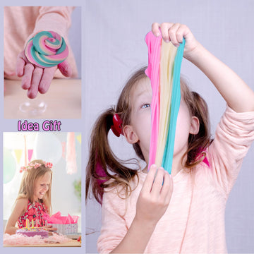 15 Packs Butter Slime Kit,Non Sticky,Super Soft Sludge Toy,Birthday Gifts For Kids,Diy Butter Slime Party Favor For Girls & Boys