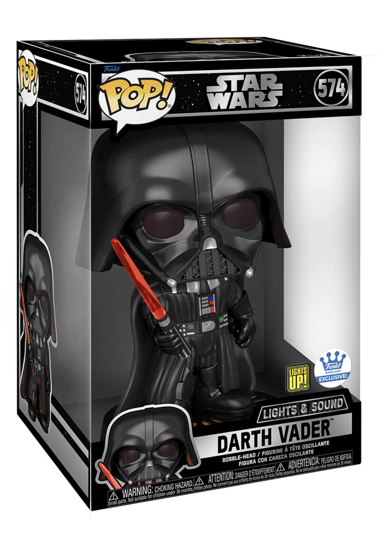 Funko Pop! Star Wars - 10'' Jumbo Darth Vader Lights And Sound