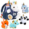 Naturally Kids Toddler Backpack W Stuffed Animal Toys, Toddler Gifts For Boys Girls, Small Backpack, Unicorn Toys
