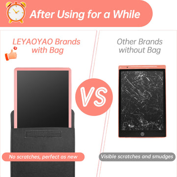Lcd Writing Tablet For Kids Doodle Board With Bag, Electronic Digital Colorful Screen Drawing Tablet, Etch A Leyaoyao 10-Inch Dr