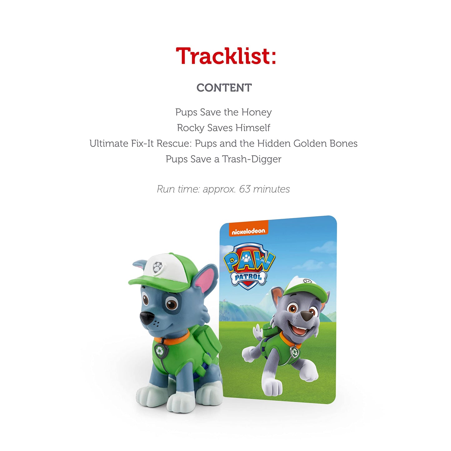 Tonies Rocky Audio Toy Figurine From Paw Patrol