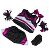 Metallic Hot Pink & Black Cheerleader Outfit Fits Most 8'-10' Stuffed Animals