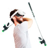 DeadEyeVR - DriVR advanced Chrome - Stepped Steel Golf Club for Virtual Reality - Realistic VR Golf Simulator Handle - Adjustable Weighted VR Golf Club Grip for Enhanced Play