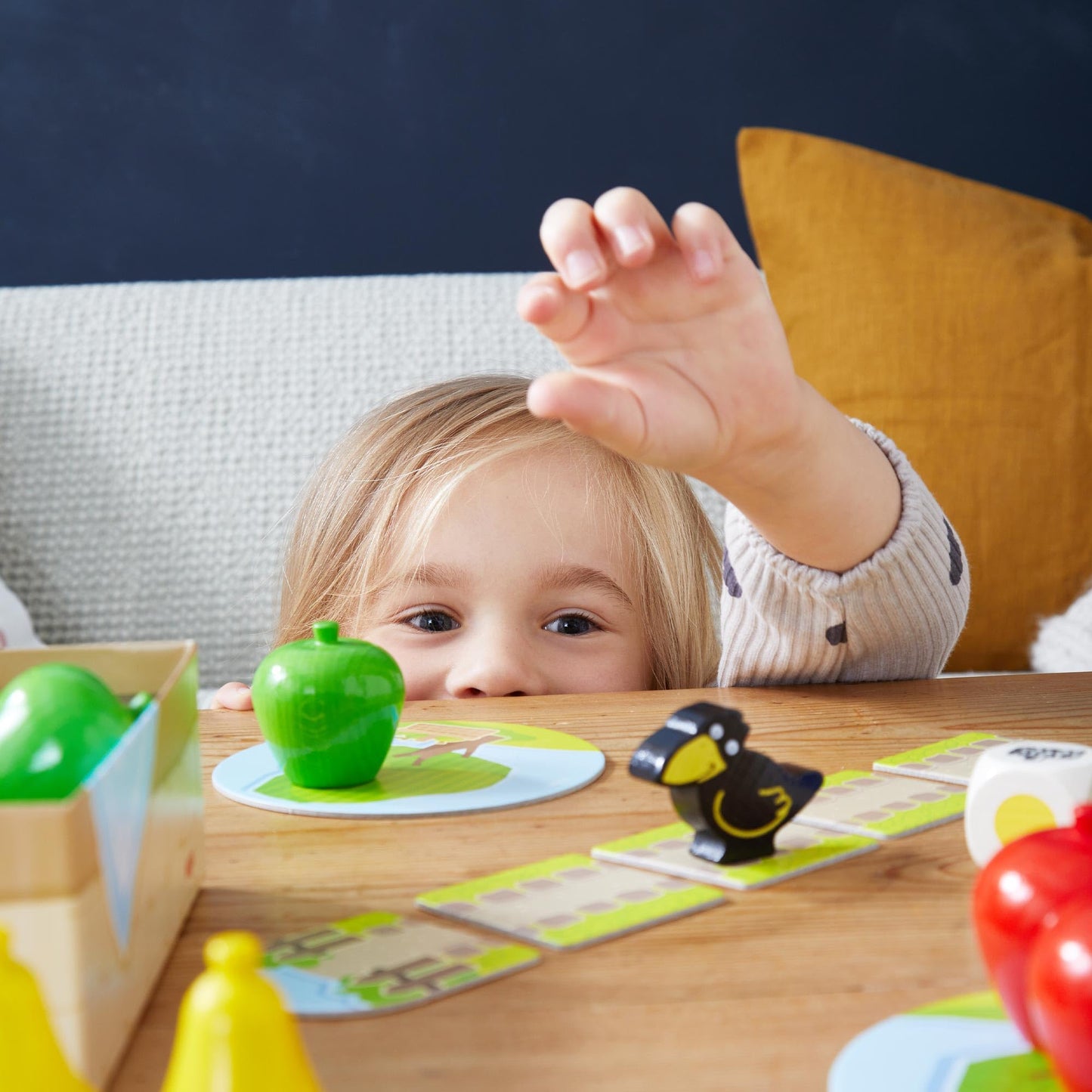 Haba My Very First Games - First Orchard Toddler Game - My First Orchard Game, Cooperative Toddler Board Games For 2 Year Olds - Made In Germany